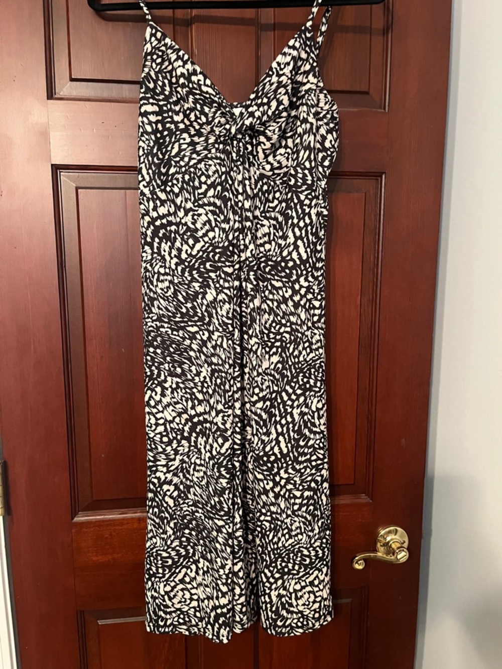 H&M Black and White Printed dress